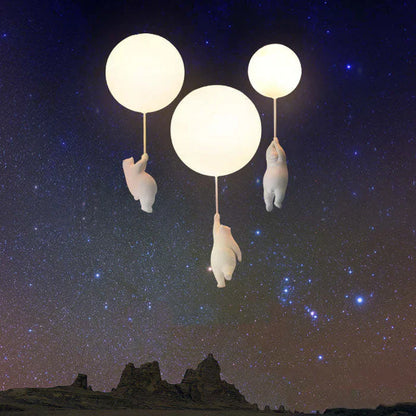 Kinder Plafondlamp Beer en Ballon Cloud Bear Speelkamer