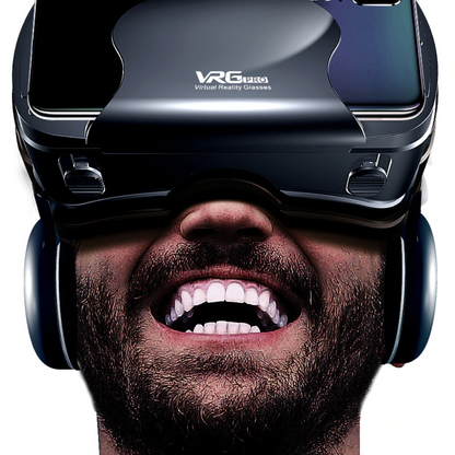 VR Bril Met Geïntegreerde Headset voor iPhone en Android