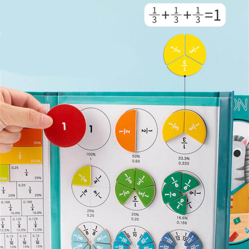 Magnetische Breukenschijf voor Kinderen Leer Breuken Gemakkelijk