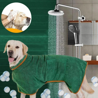 Hond Badjas Sneldrogend Comfortabel Verstelbaar voor Alle Hondenmaten