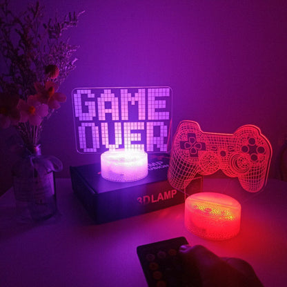 Gamer Lamp met 3D LED Verlichting voor Een Ultieme Game Ervaring