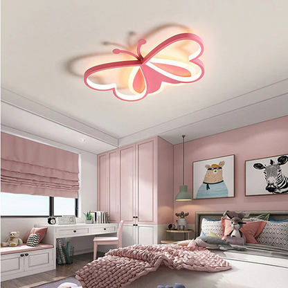 Kleurrijke LED Plafondlamp voor Kinderkamer Roze Design