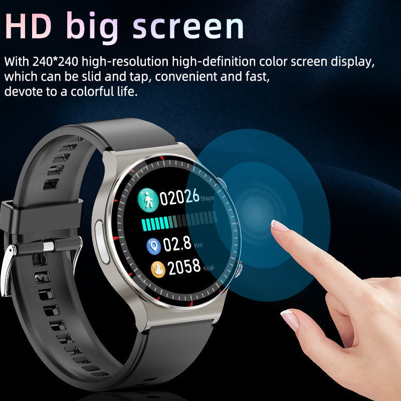 Medische Smartwatch EKG met SpO2 en Hartslag-monitoring Waterdicht