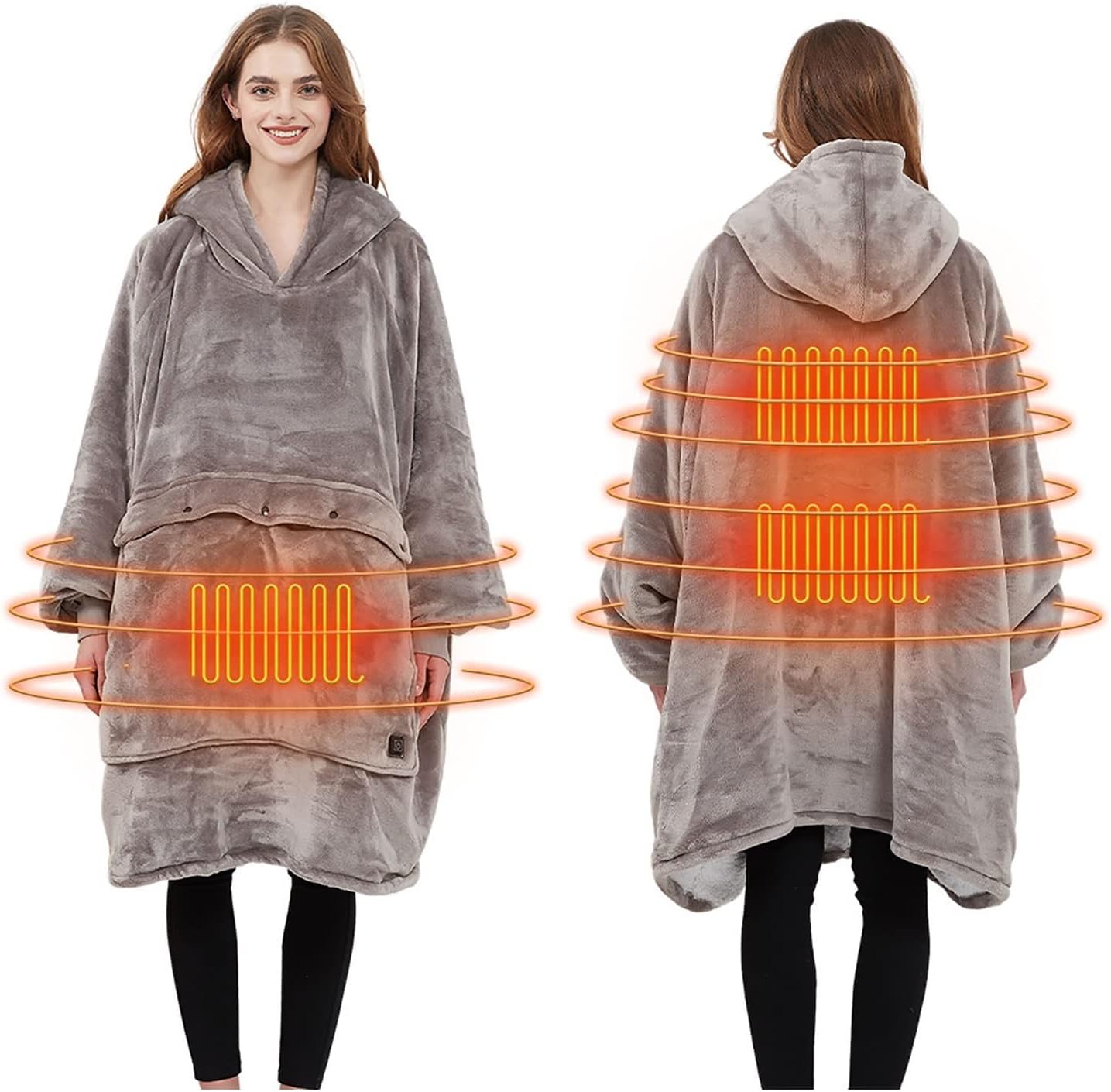 Verwarmde Hoodie Oversize voor Hoge Comfort en Warmte - Velinix