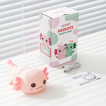 Axolotl Nachtlamp Schattig Zacht Verlichting