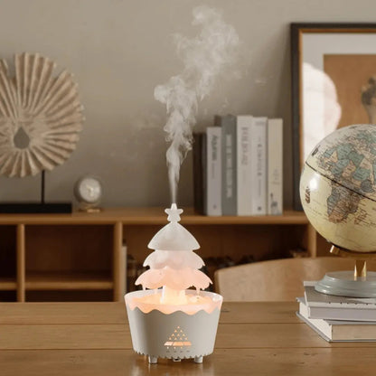 Kerstdiffuser AromaBoom Ultrasone LED USB Luchtbevochtiger