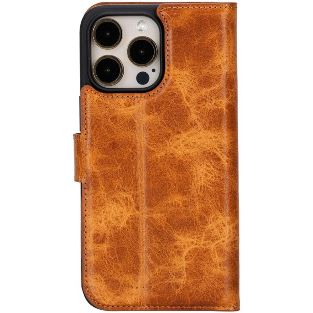 Telefoonhoesje Leer met Pasjeshouder en Kickstand