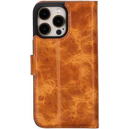Telefoonhoesje Leer met Pasjeshouder en Kickstand