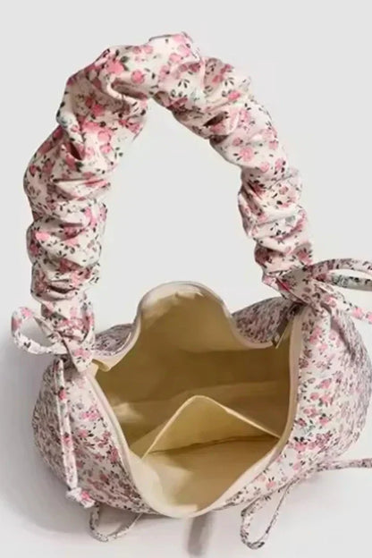 Dames Handtas Bloemenprint Polyester Eén Maat