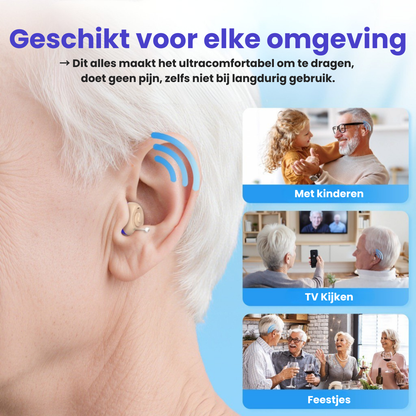 Draadloze Oorversterker voor Horen met Heldere Geluidskwaliteit