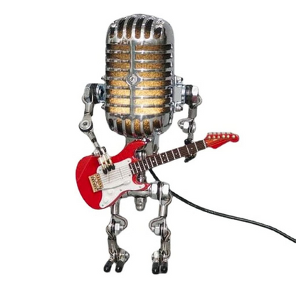Tafellamp Robot Gitaar Design Uniek Verlichting