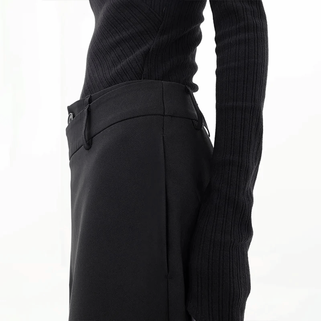 Wijde Broek Asymmetrisch Luxe Model voor Vrouw
