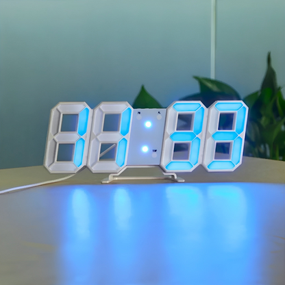 LED Wandklok 3D Digitale Moderne Design