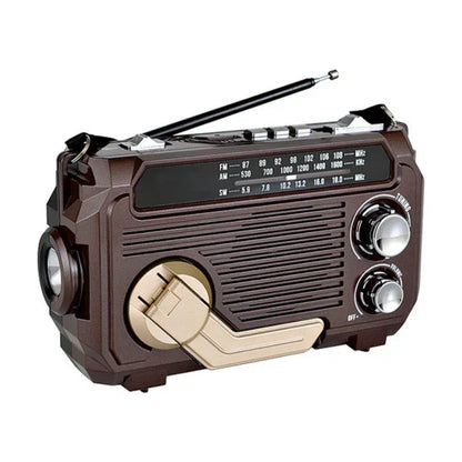 Noodradio met Powerbank - Draagbare Radio met Oplaadbaar Batterij
