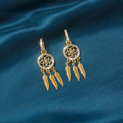 Gouden Oorbellen 14K Elegante Verfijning