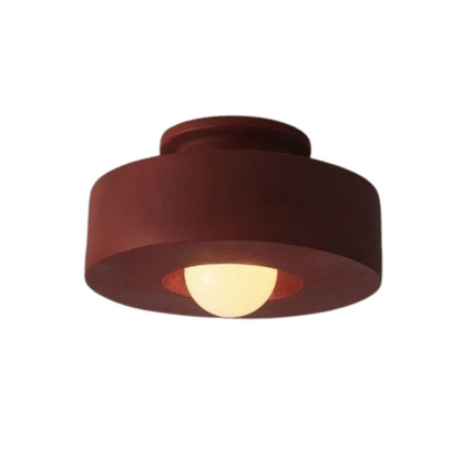 Witte Plafondlamp Scandinavisch Design 30 cm Modern