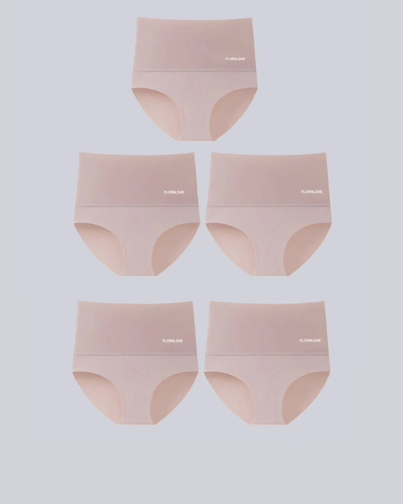 Slipjes Hoge Taille 5-Pack voor Buikcontrole en Slanke Pasvorm