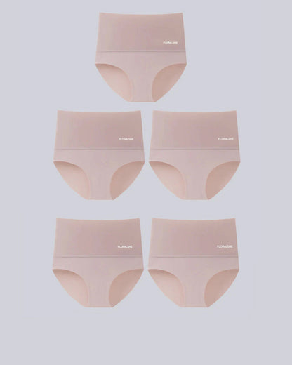Slipjes Hoge Taille 5-Pack voor Buikcontrole en Slanke Pasvorm