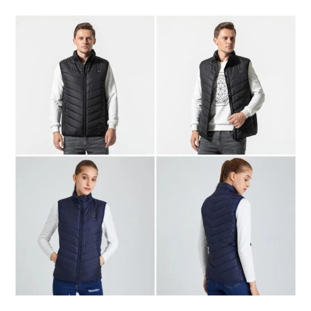 Verwarmde Vest Waterdicht Unisex met Gratis Zelfverwarmende Sokken