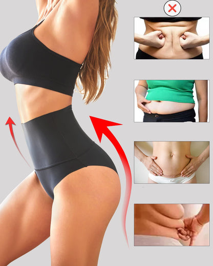 Slipjes Hoge Taille 5-Pack voor Buikcontrole en Slanke Pasvorm