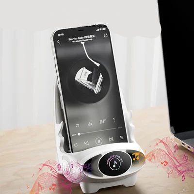 Draadloze Snellader Stoel met Telefoonhouder