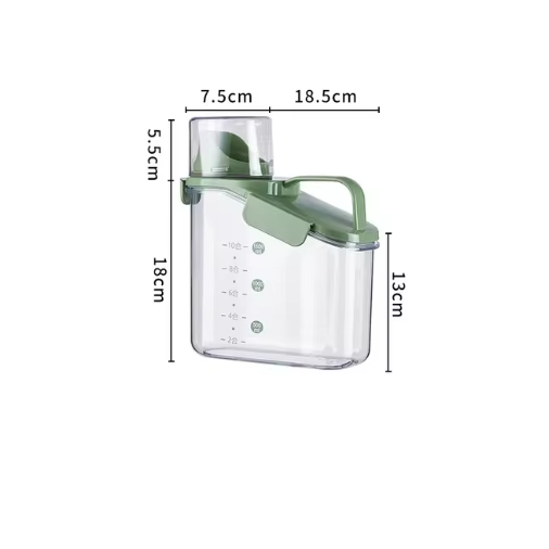 Graanopslag Dispenser Voedselveilig Transparant