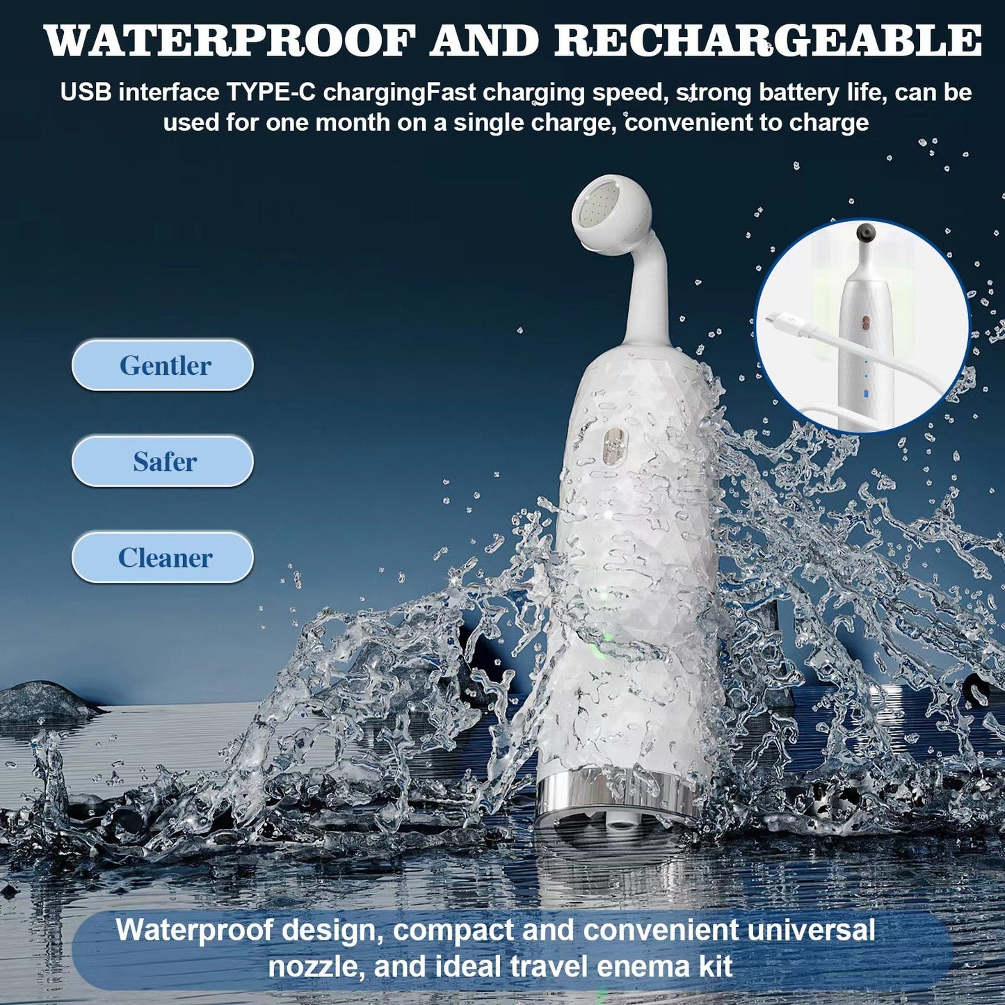 Bidet AquaElegance voor Moeiteloze Hygiëne Onderweg