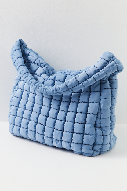 Stijlvolle Schouder tas met Rits Sluiting en Zacht Velvet
