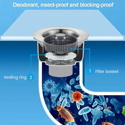 Gootsteenfilter 3-in-1 voor Schoon Water Zuivering