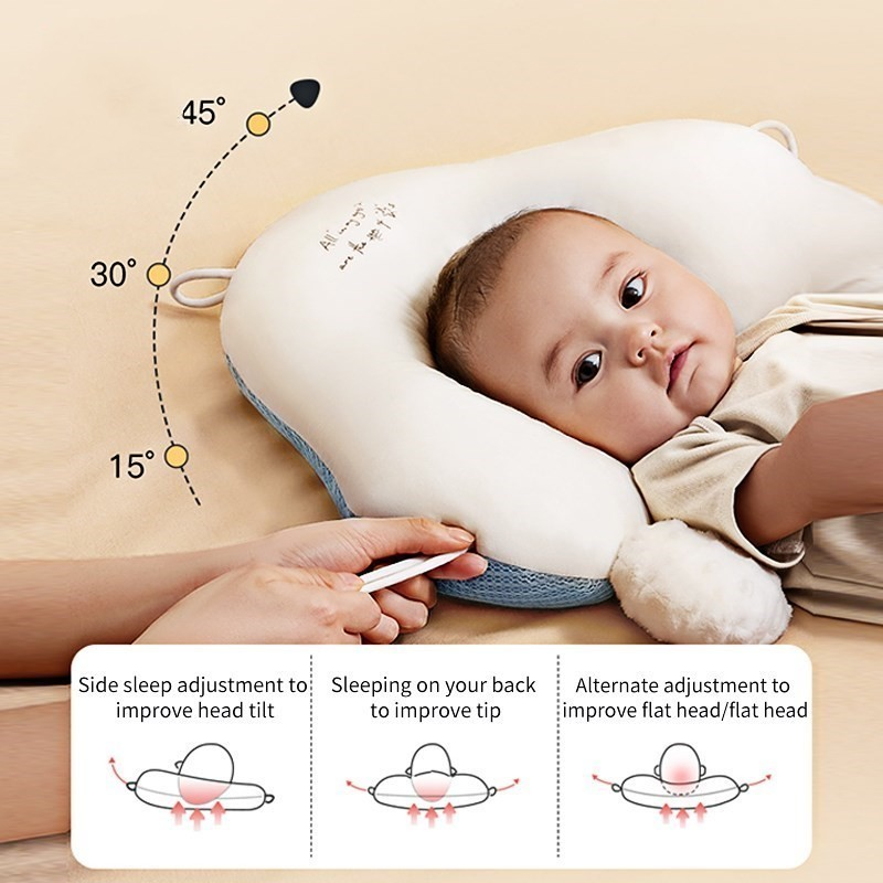 Baby Slaapkussen Ergonomisch voor Gezonde Slaap en Ondersteuning