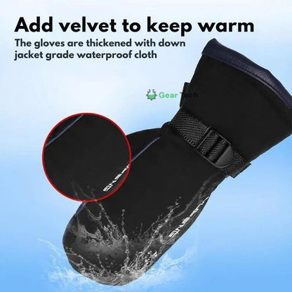 Elektrische Handschoenen Verwarmd Waterdicht voor Skiën en Wandelen