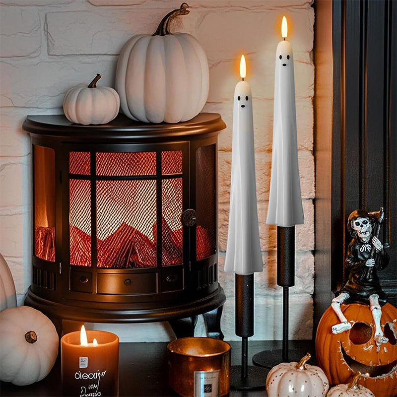 Spooklicht Kaars met Vlam Afstandsbediening 3D Effect