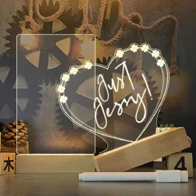 Nachtlampje Met Klei Bord Creatief Design