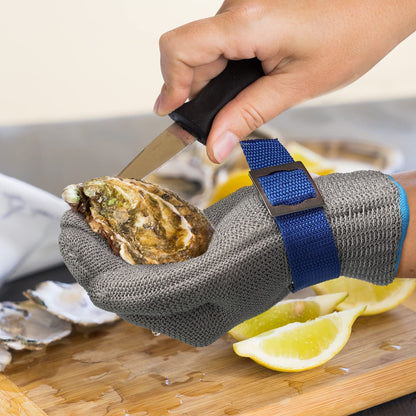 RVS Metaalhandschoen Beschermt Handen voor Keuken en Tuin