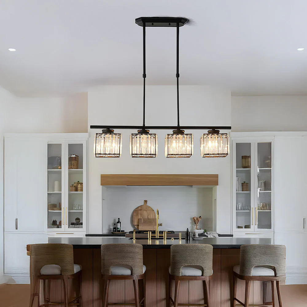 Hanglamp Met Meerdere Lichtpunten van Glas in Nordische Stijl
