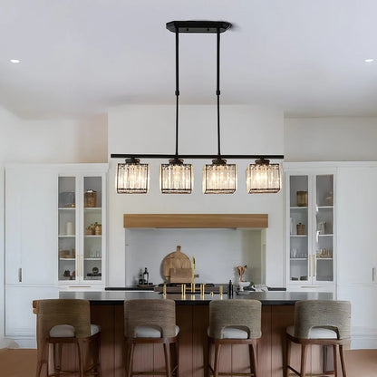 Hanglamp Met Meerdere Lichtpunten van Glas in Nordische Stijl