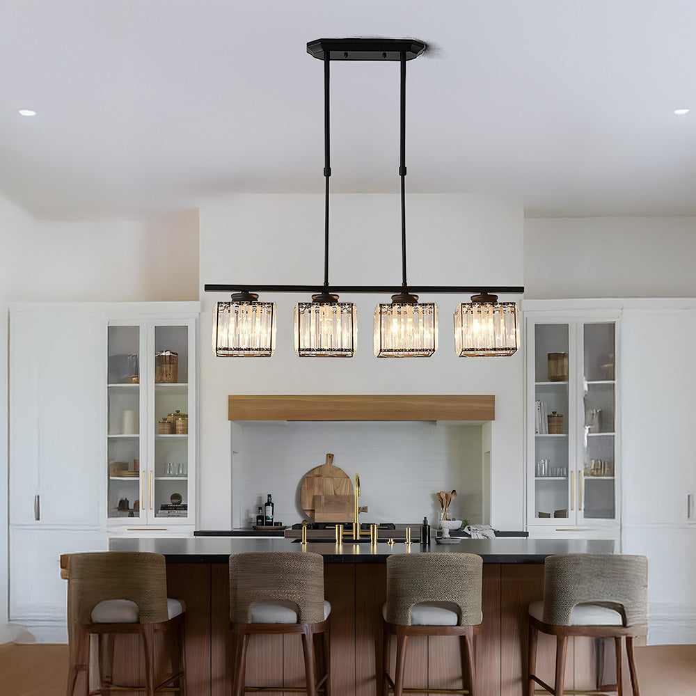 Moderne Hanglamp Art Deco Stijl Glazen Kroonluchter - Velinix