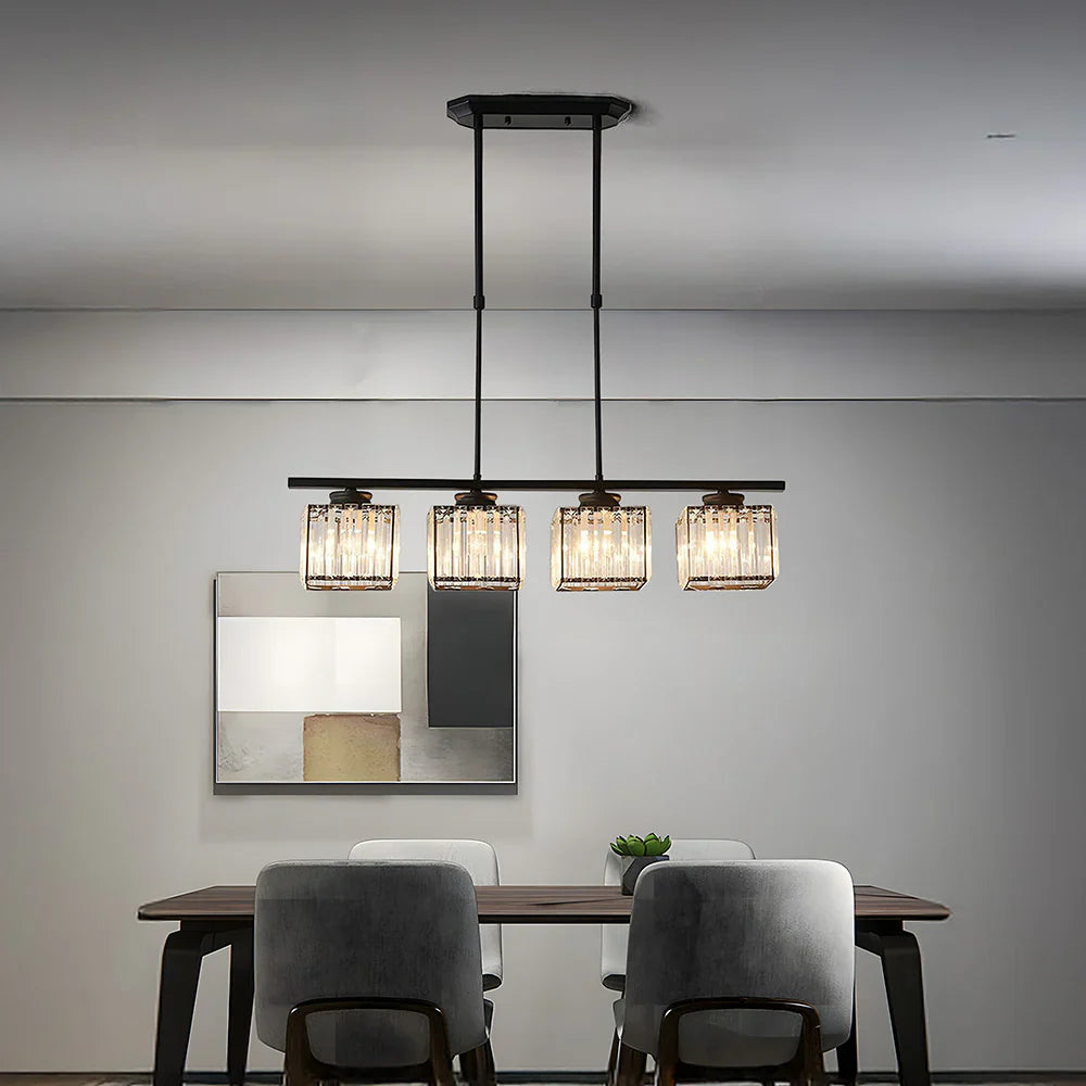 Hanglamp Met Meerdere Lichtpunten van Glas in Nordische Stijl