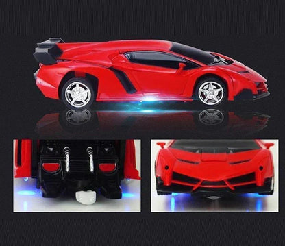 RC Auto Robot Transformer – 2-in-1 Afstandsbediening met Licht en Geluid