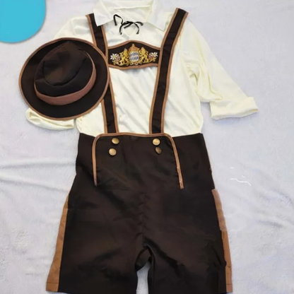 Oktoberfest Lederhosen Kostuum voor Mannen Traditioneel
