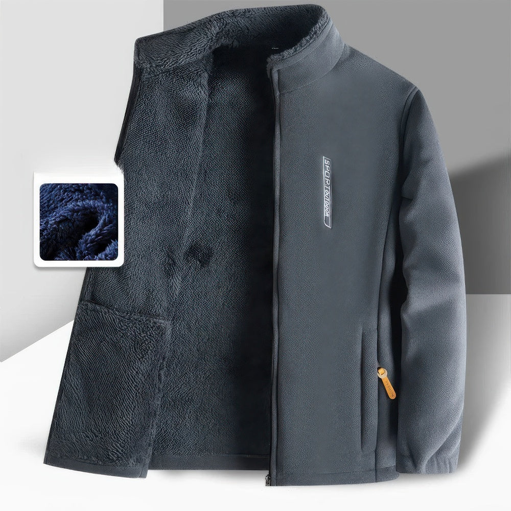 Heren Winterjack Fleece Gevoerd Warm en Waterdicht