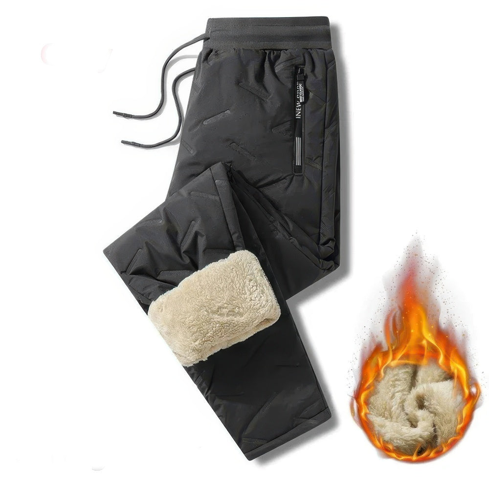 Heren Joggingbroek Fleece Dik Gevoerd met Trekkoord