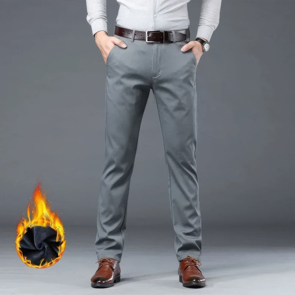 Heren Fleece Broek Warm en Comfortabel voor Winter - Velinix