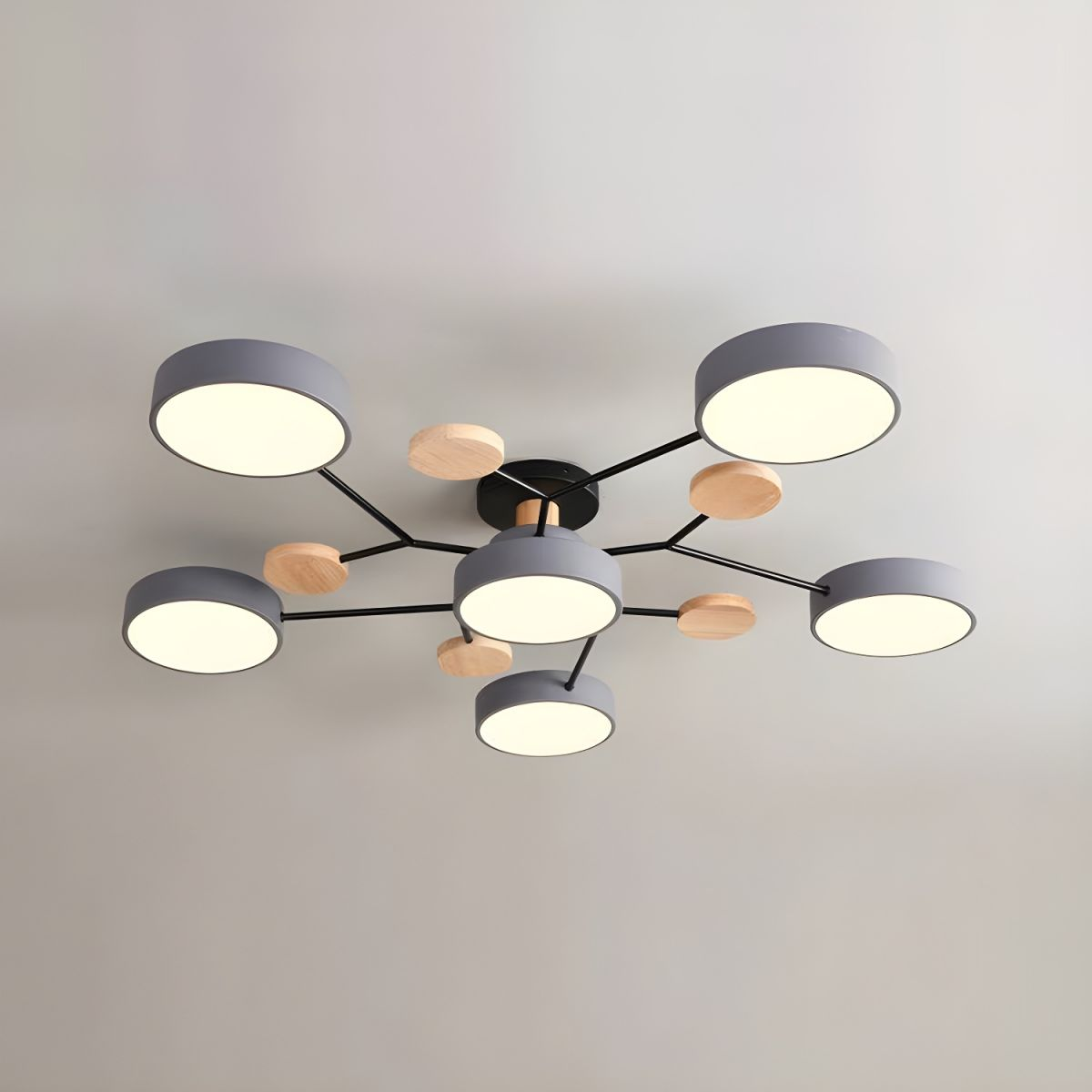 Ronde LED Plafondlamp Modern Woonkamer Lamp Dimbaar