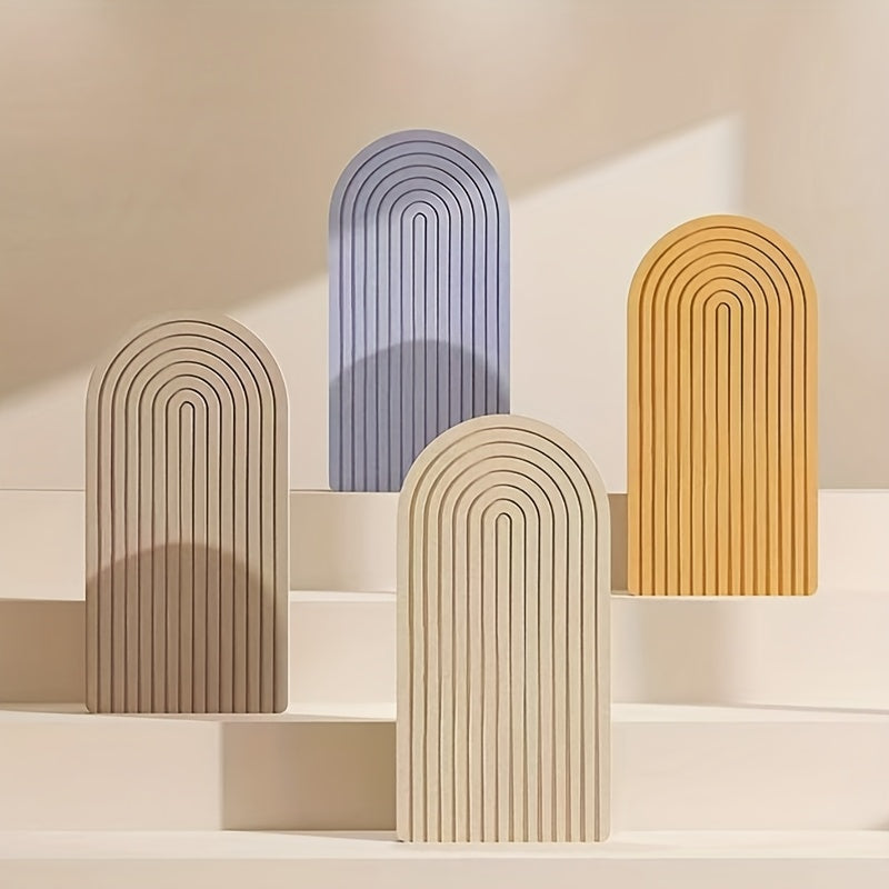 Grote Zelfklevende Prikbord van Polyester Vilt Gebogen Design