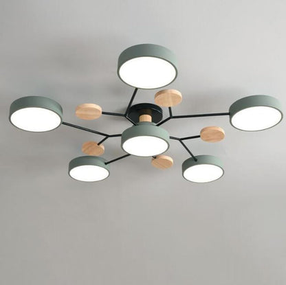 Ronde LED Plafondlamp Modern Woonkamer Lamp Dimbaar