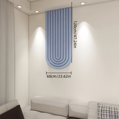 Grote Zelfklevende Prikbord van Polyester Vilt Gebogen Design