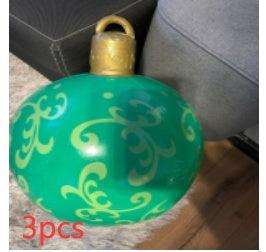 Kerstbal Buiten Decoratie 60cm Weerbestendig PVC