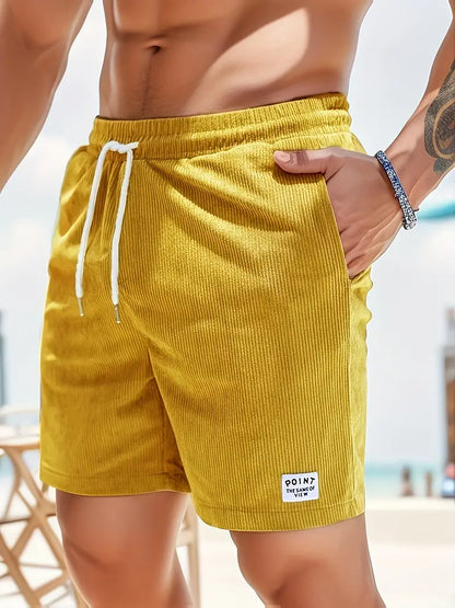 Variant image for Enzo™ – Heren Korte Broek van Corduroy met Verstelbare Taille en Comfort-19