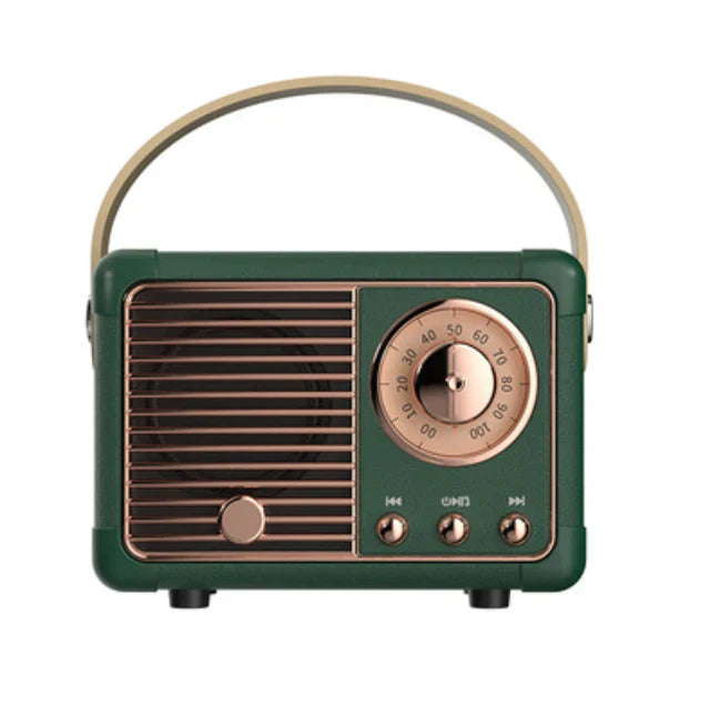 Bluetooth Speaker Retro Design Draadloos 2.0 Kanaals